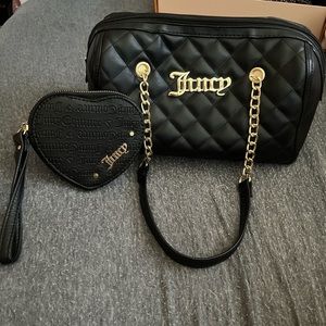 Juicy couture bag with wallet